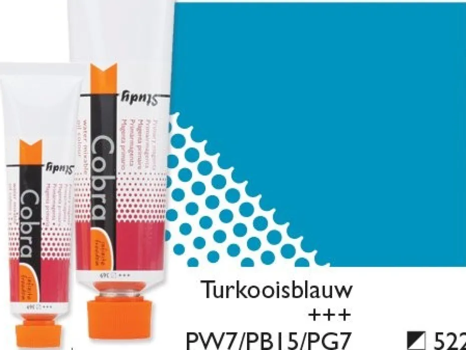 Cobra study 40ml – 522 Turquoise blue