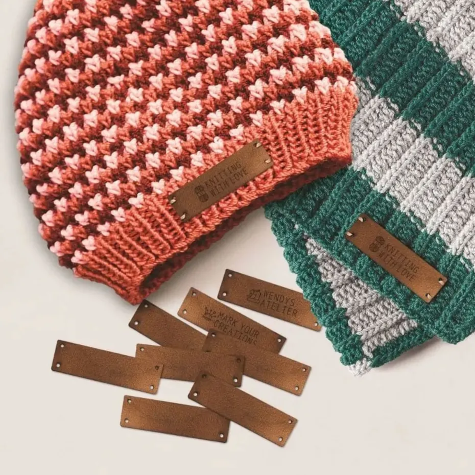 COLOP Craft Labeler Etiketter – Lær 5stk – Brun