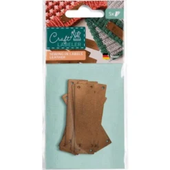 COLOP Craft Labeler Etiketter – Lær 5stk – Brun