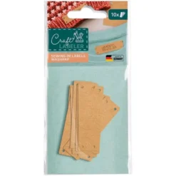 COLOP Craft Labeler Etiketter – Washpap 10stk – Brun