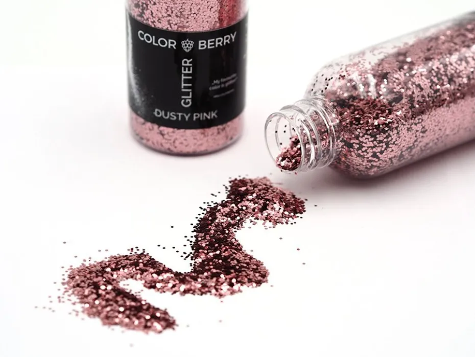 COLORBERRY Glitter Chunky 90g – CG07 Dusty Pink