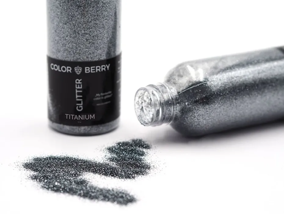 COLORBERRY Glitter Fine 90g – CG03 Titanium