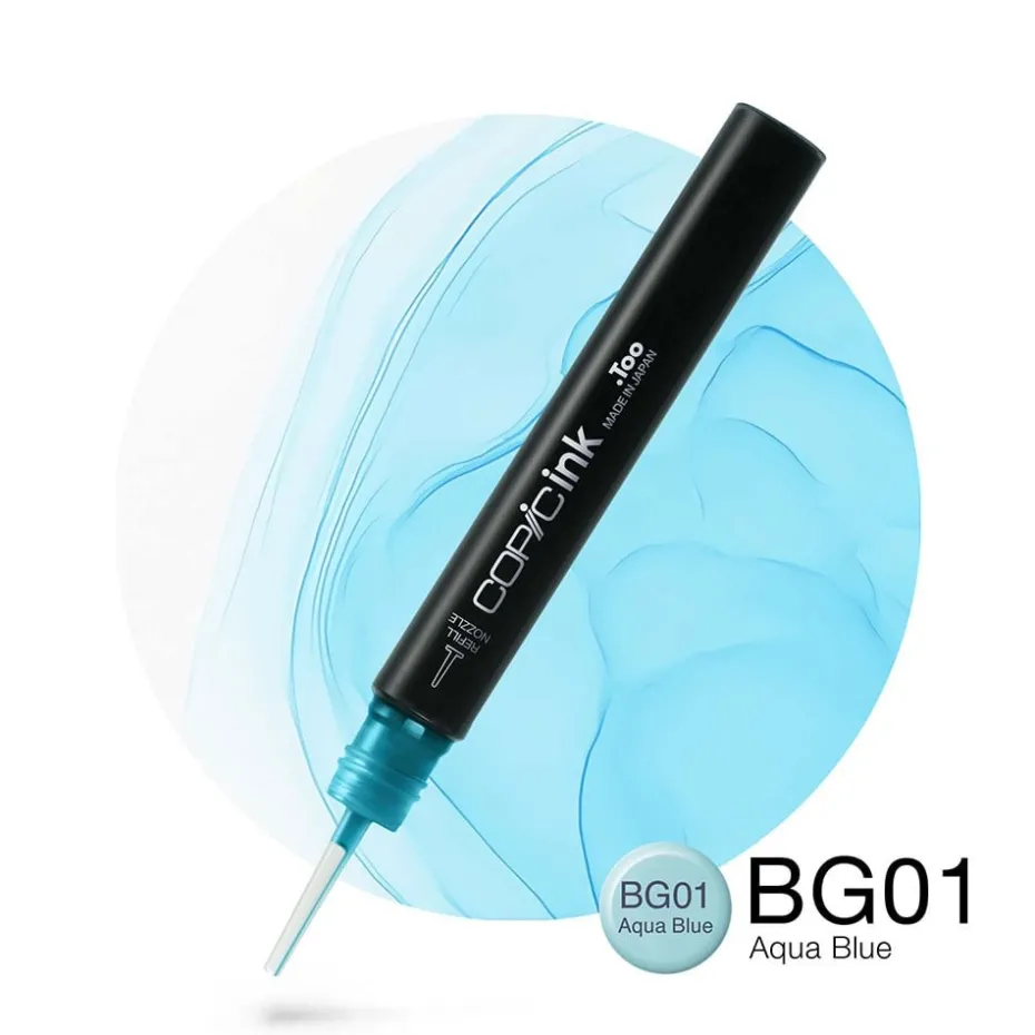 Copic Ink 12ml – BG01 Aqua Blue