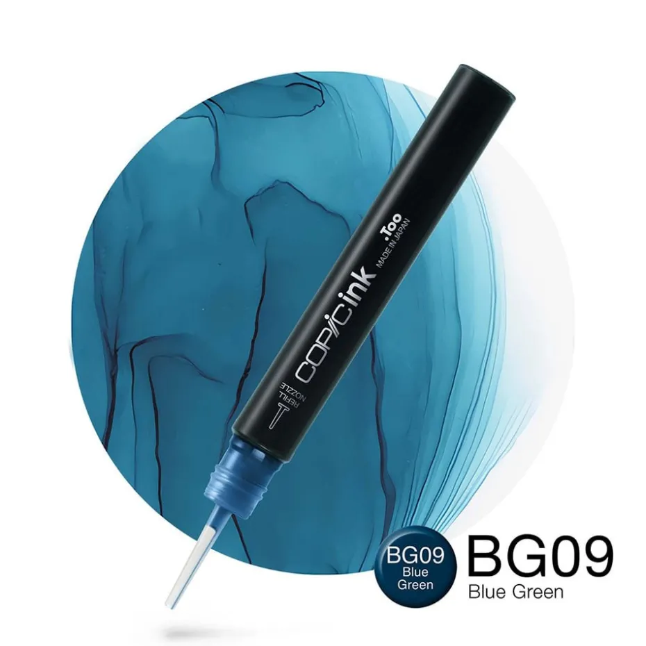Copic Ink 12ml – BG09 Blue Green