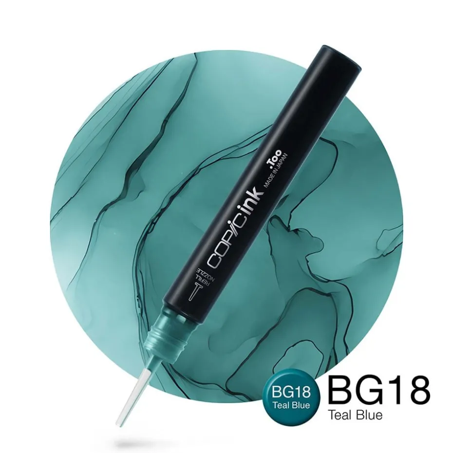 Copic Ink 12ml – BG18 Teal Blue