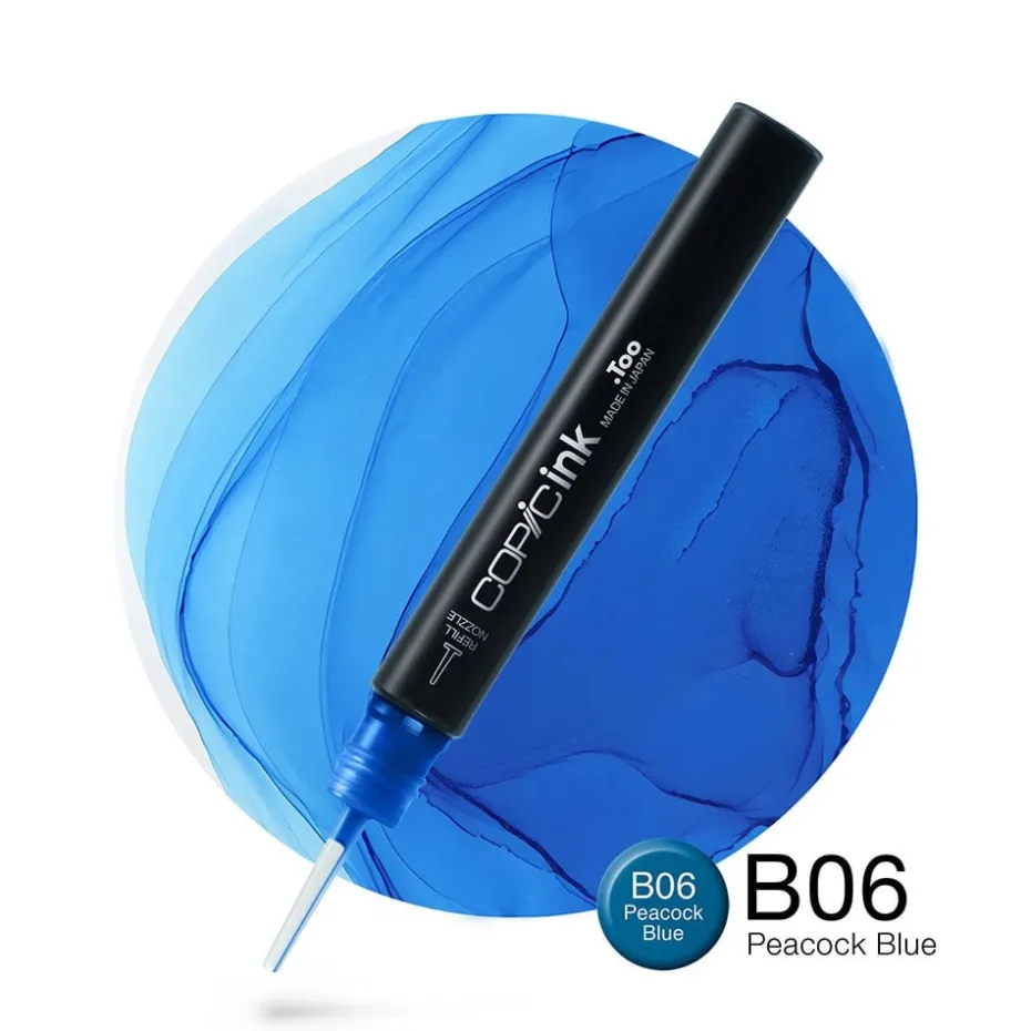Copic Ink 12ml – B06 Peacock Blue