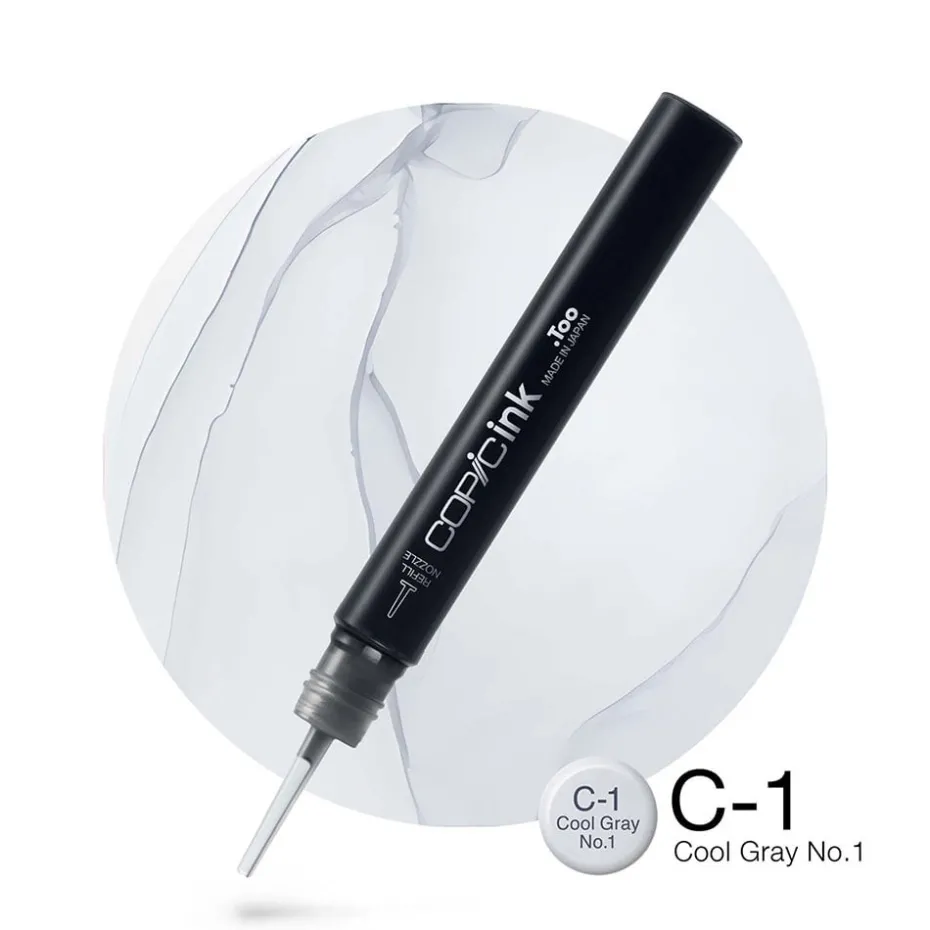 Copic Ink 12ml – C1 Cool Gray No.1