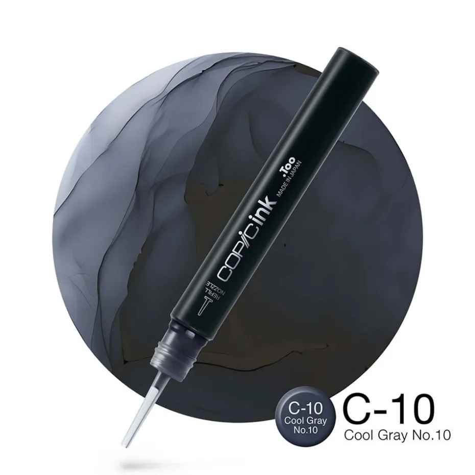 Copic Ink 12ml – C10 Cool Gray No.10