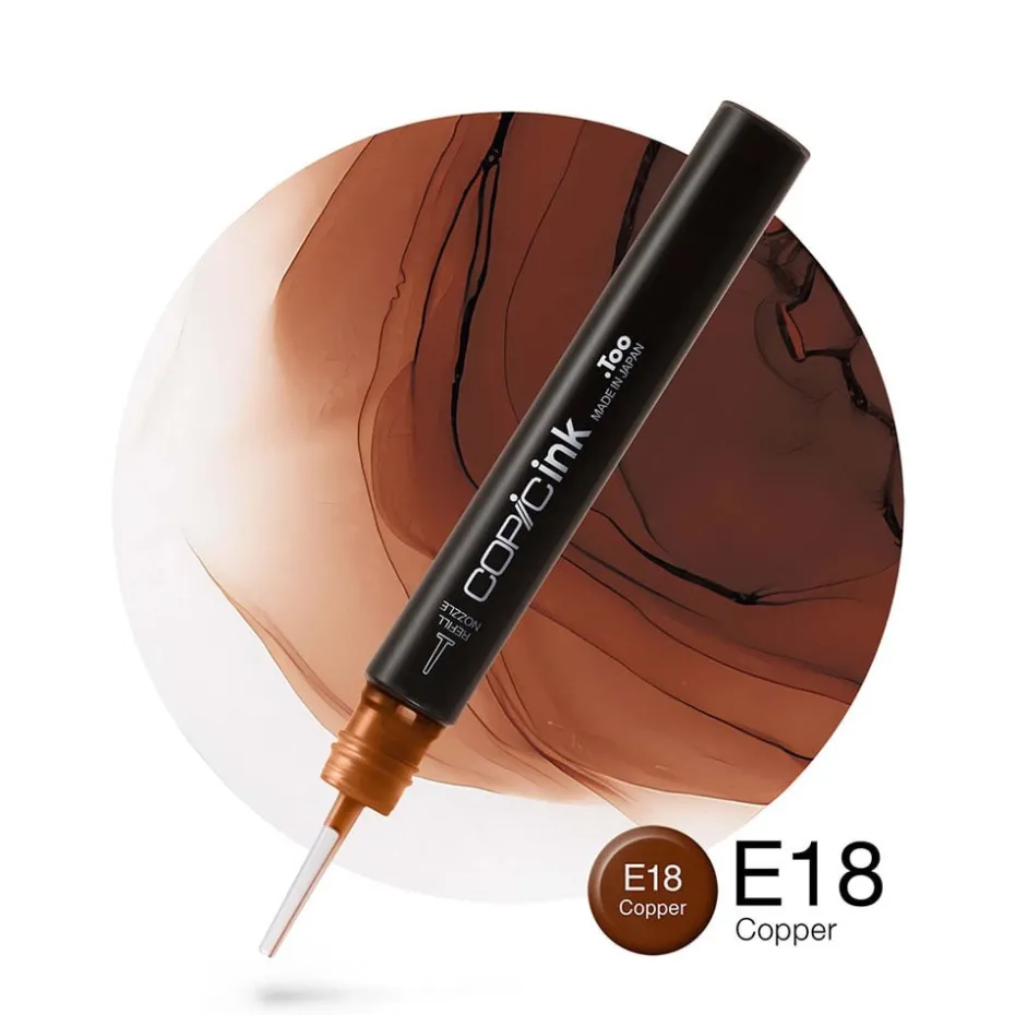 Copic Ink 12ml – E18 Copper