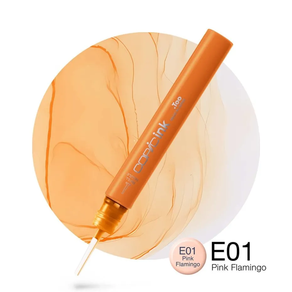 Copic Ink 12ml – E01 Pink Flamingo