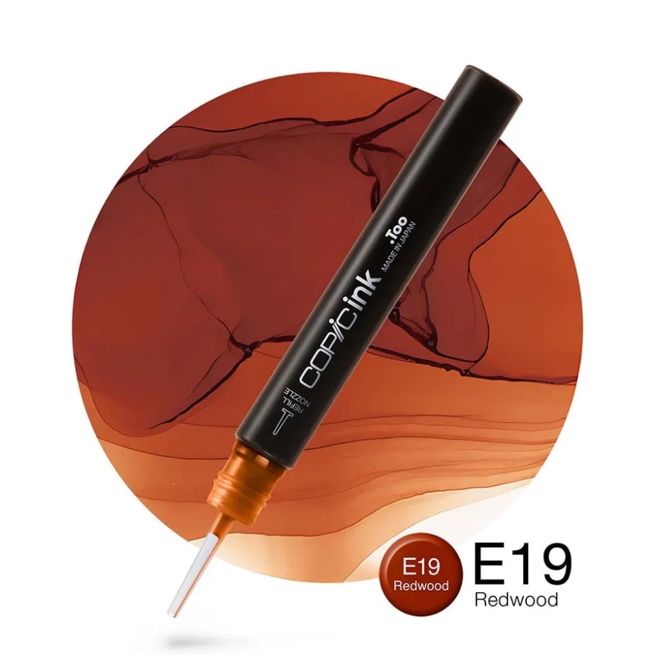 Copic Ink 12ml – E19 Redwood
