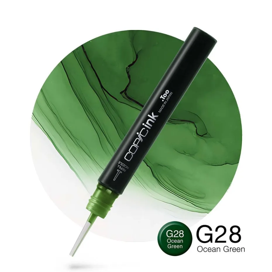 Copic Ink 12ml – G28 Ocean Green