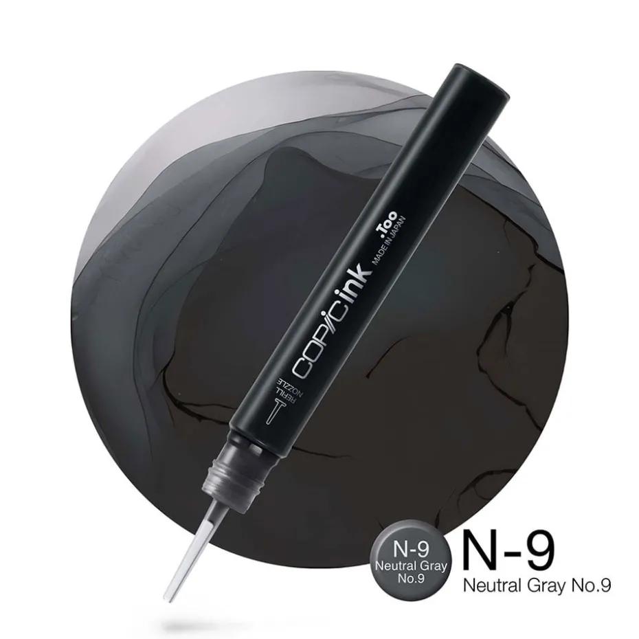 Copic Ink 12ml – N9 Neutral Gray No.9