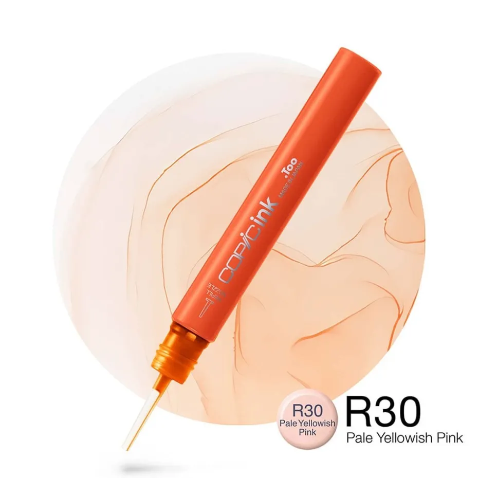 Copic Ink 12ml – R30 Pale Yellowish Pink