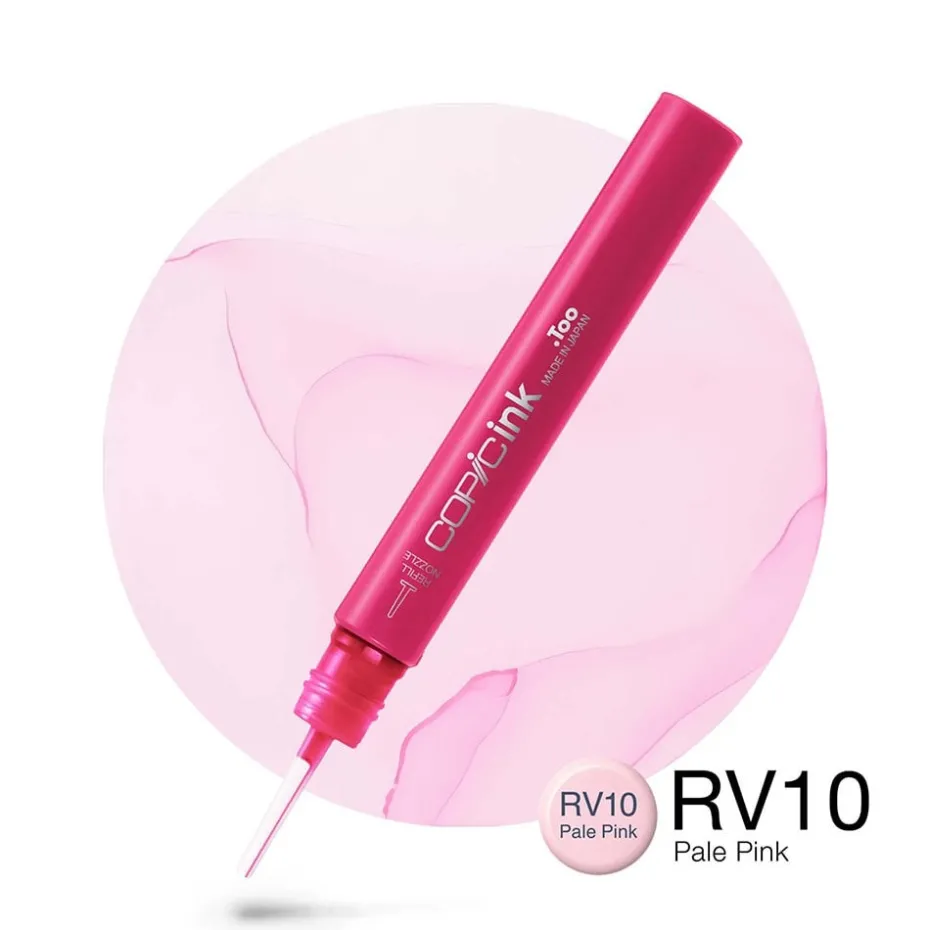 Copic Ink 12ml – RV10 Pale Pink