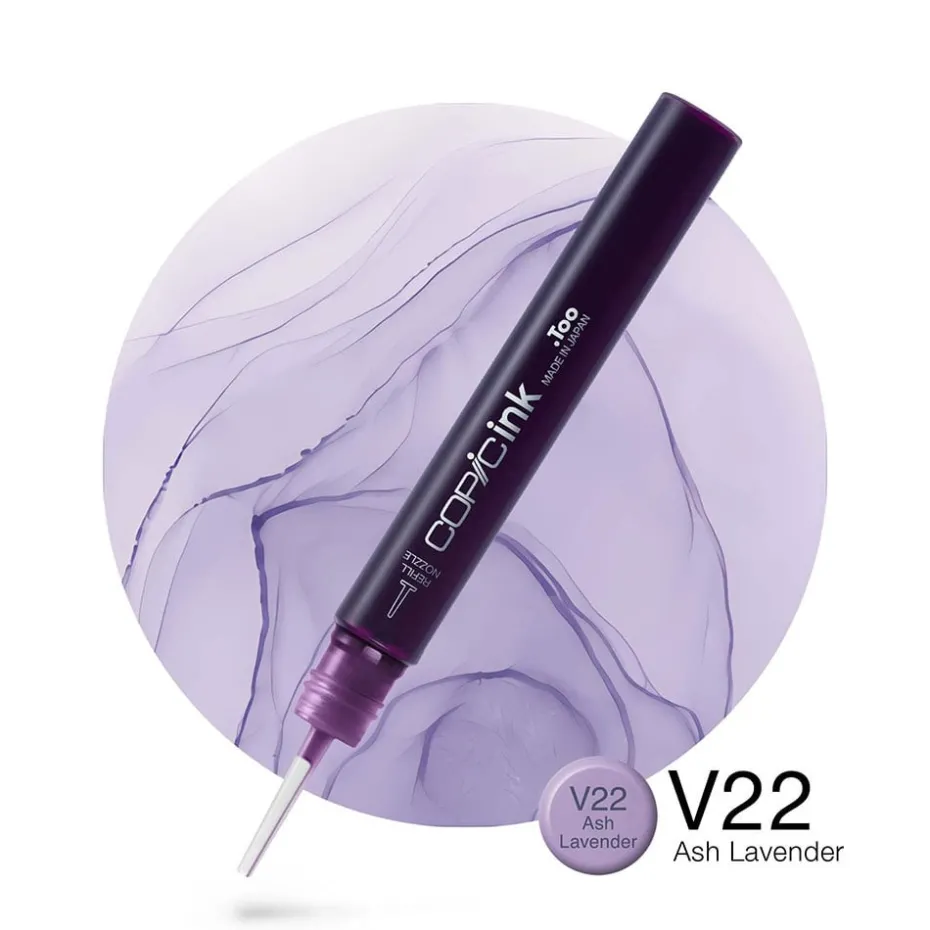 Copic Ink 12ml – V22 Ash Lavender