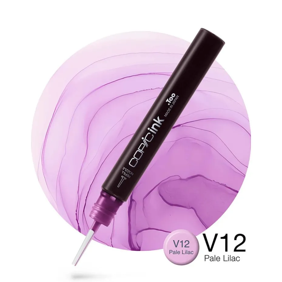 Copic Ink 12ml – V12 Pale Lilac