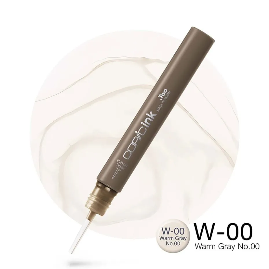 Copic Ink 12ml – W00 Warm Gray No.00