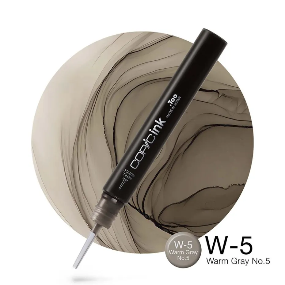 Copic Ink 12ml – W5 Warm Gray No.5