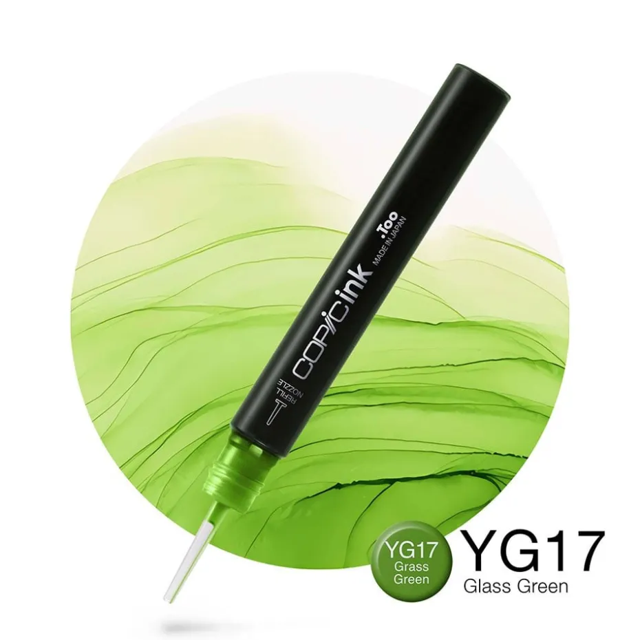 Copic Ink 12ml – YG17 Grass Green