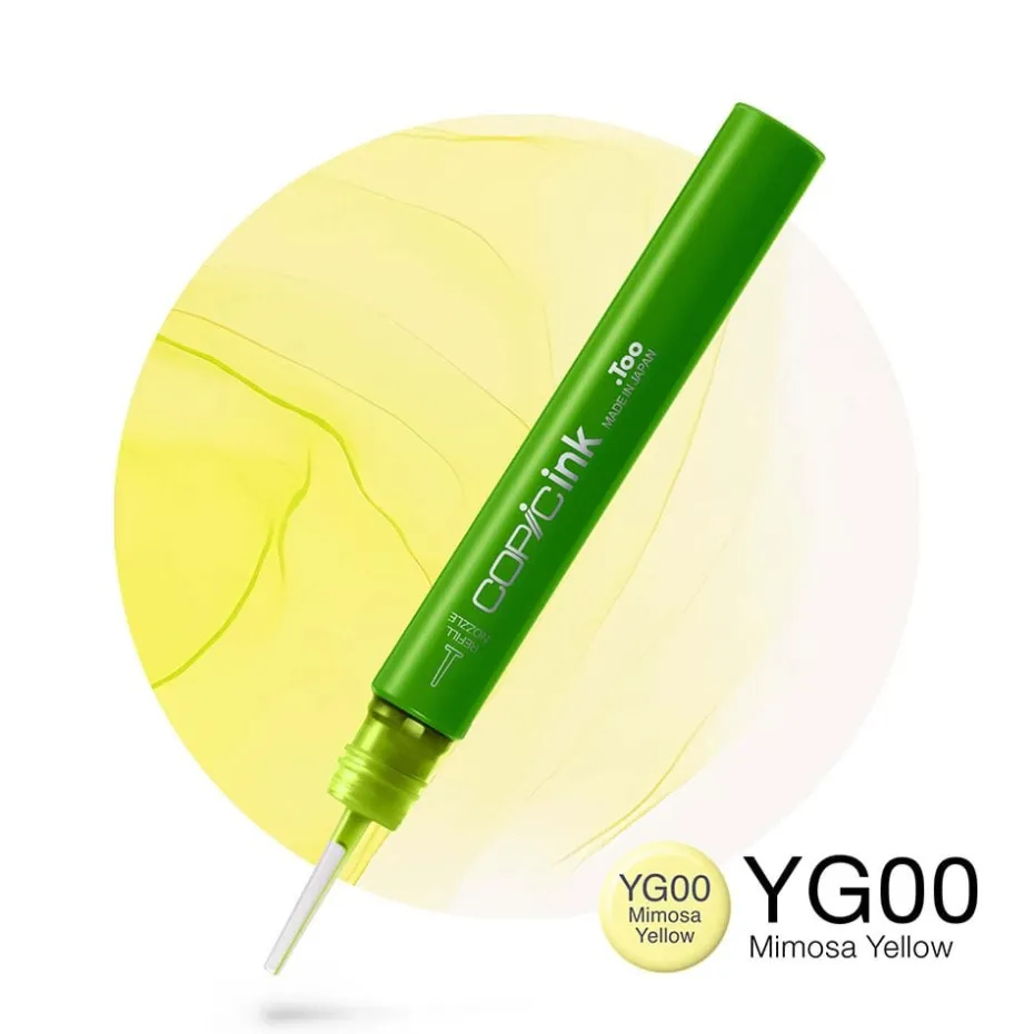 Copic Ink 12ml – YG00 Mimosa Yellow