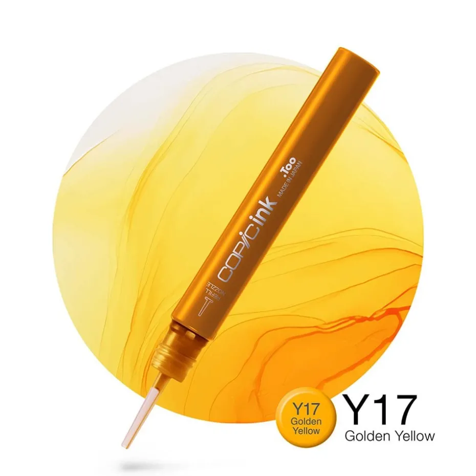 Copic Ink 12ml – Y17 Golden Yellow