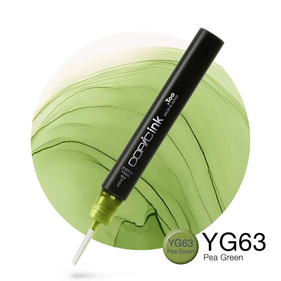 Copic Ink 12ml – YG63 Pea Green