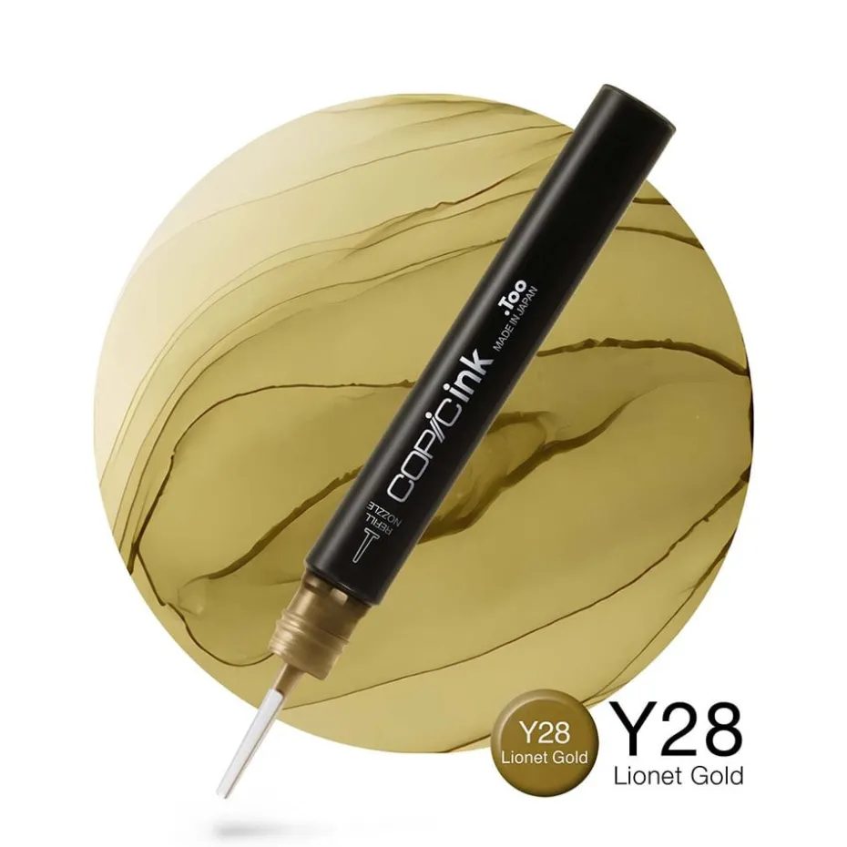 Copic Ink 12ml – Y28 Lionet Gold