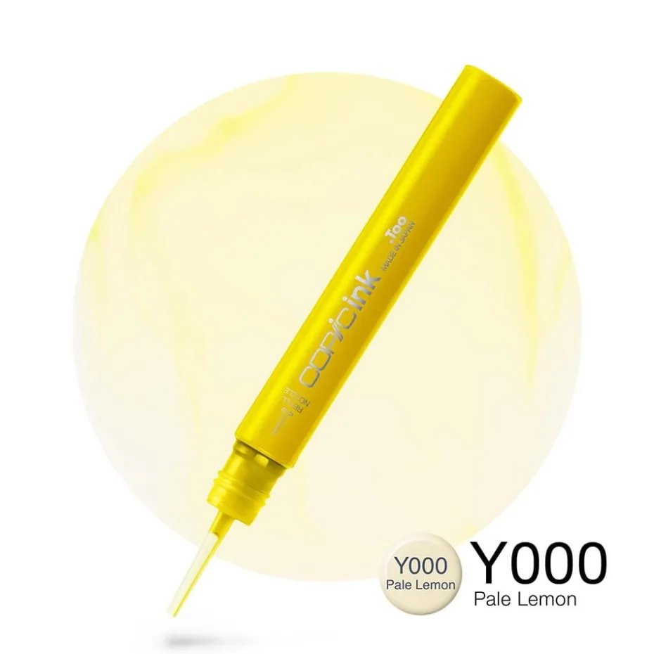 Copic Ink 12ml – Y000 Pale Lemon
