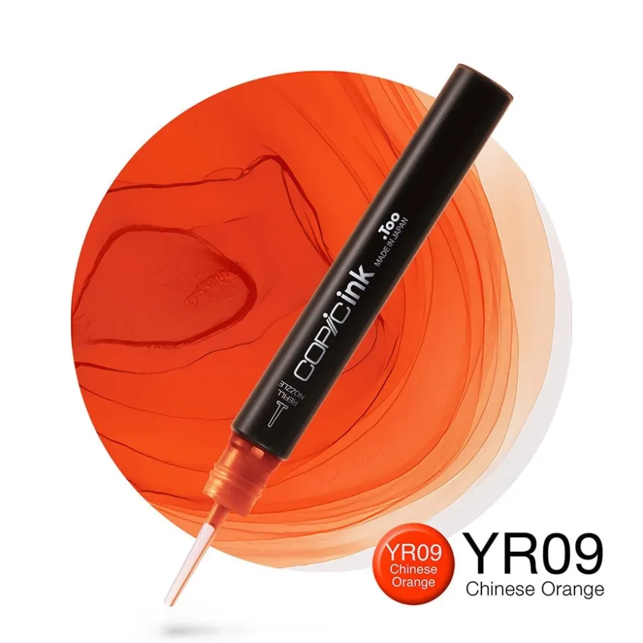 Copic Ink 12ml – YR09 Chinese Orange