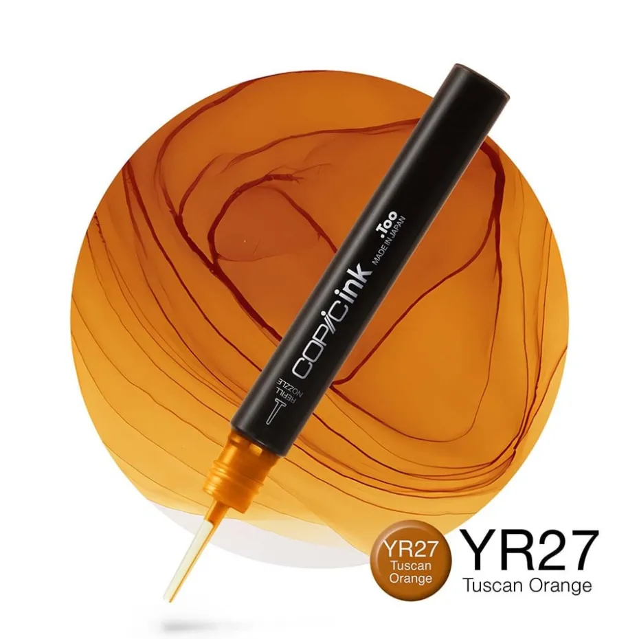 Copic Ink 12ml – YR27 Tuscan Orange