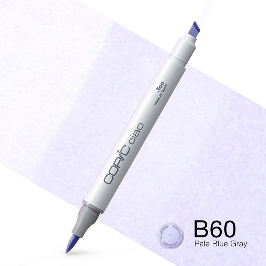 Copic Marker Ciao – B60 Pale Blue Gray