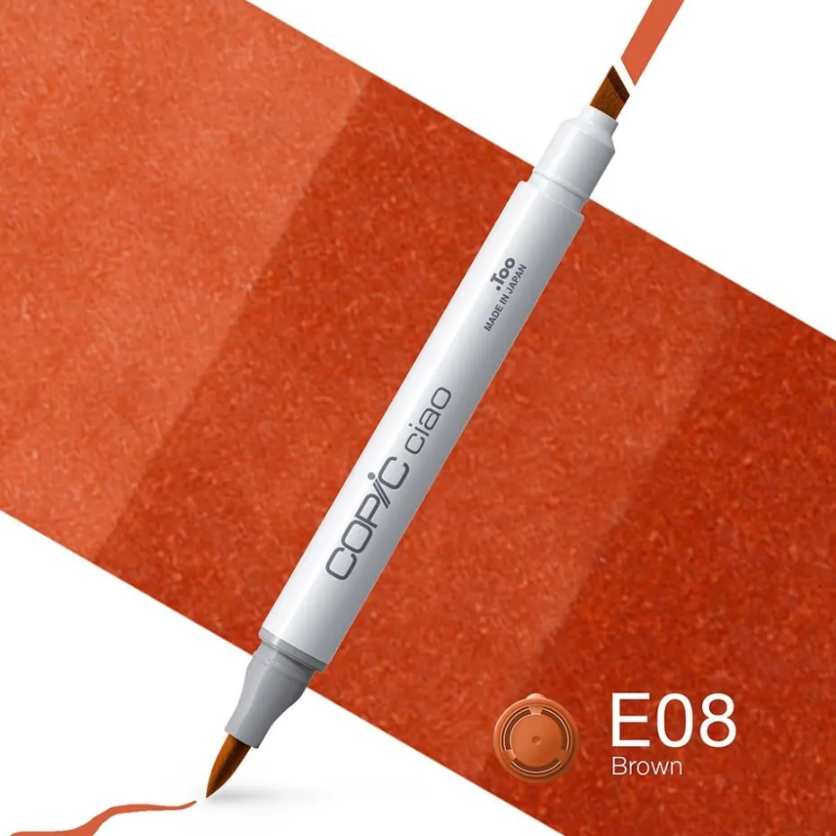 Copic Marker Ciao – E08 Brown
