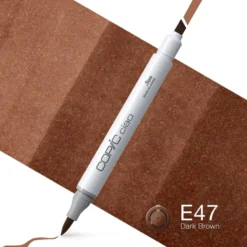 Copic Marker Ciao – E47 Dark Brown