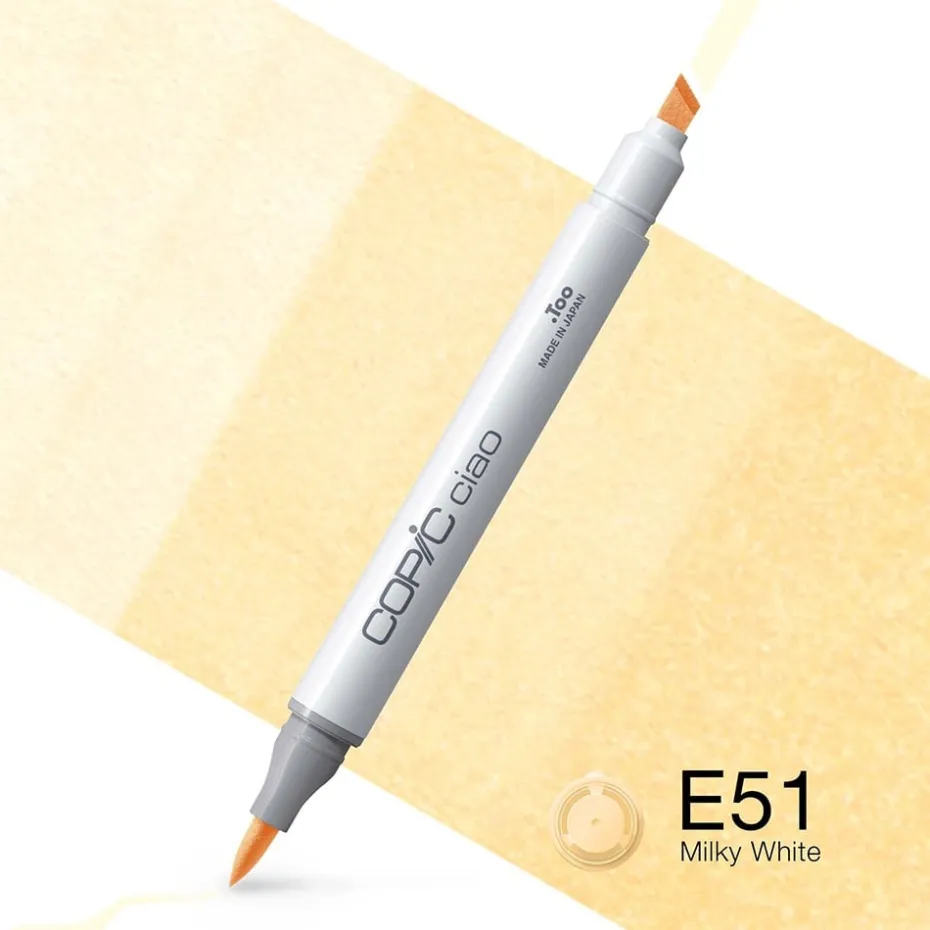 Copic Marker Ciao – E51 Milky White