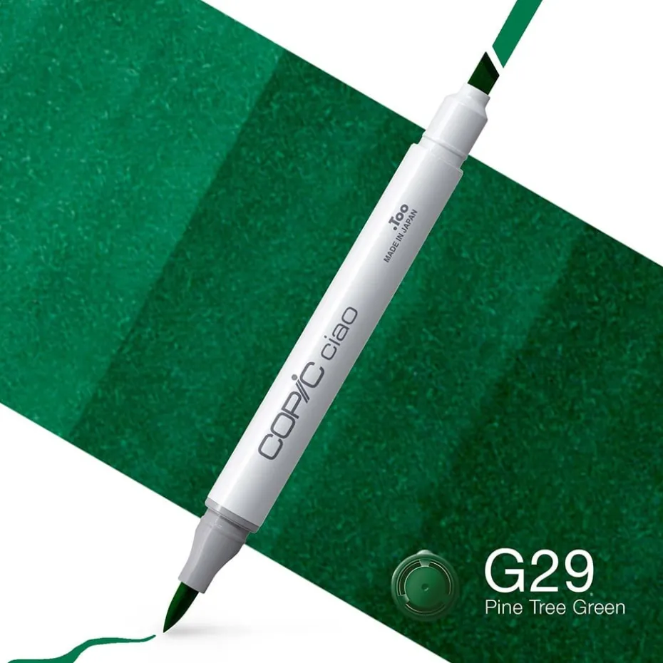 Copic Marker Ciao – G29 Pine Tree Green
