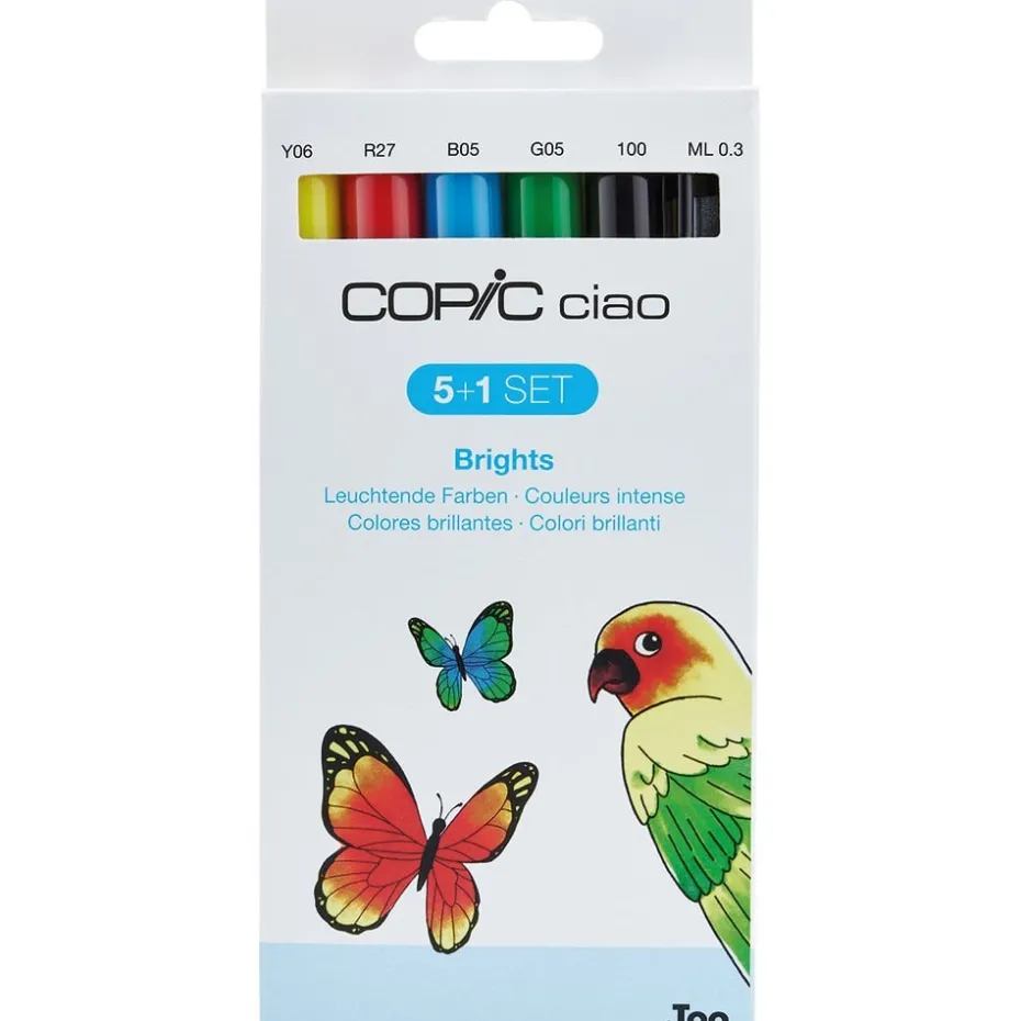 Copic Marker Ciao 5+1 Sett – Brights