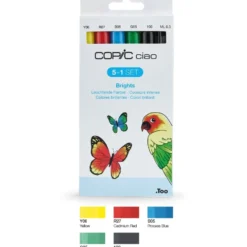 Copic Marker Ciao 5+1 Sett – Brights