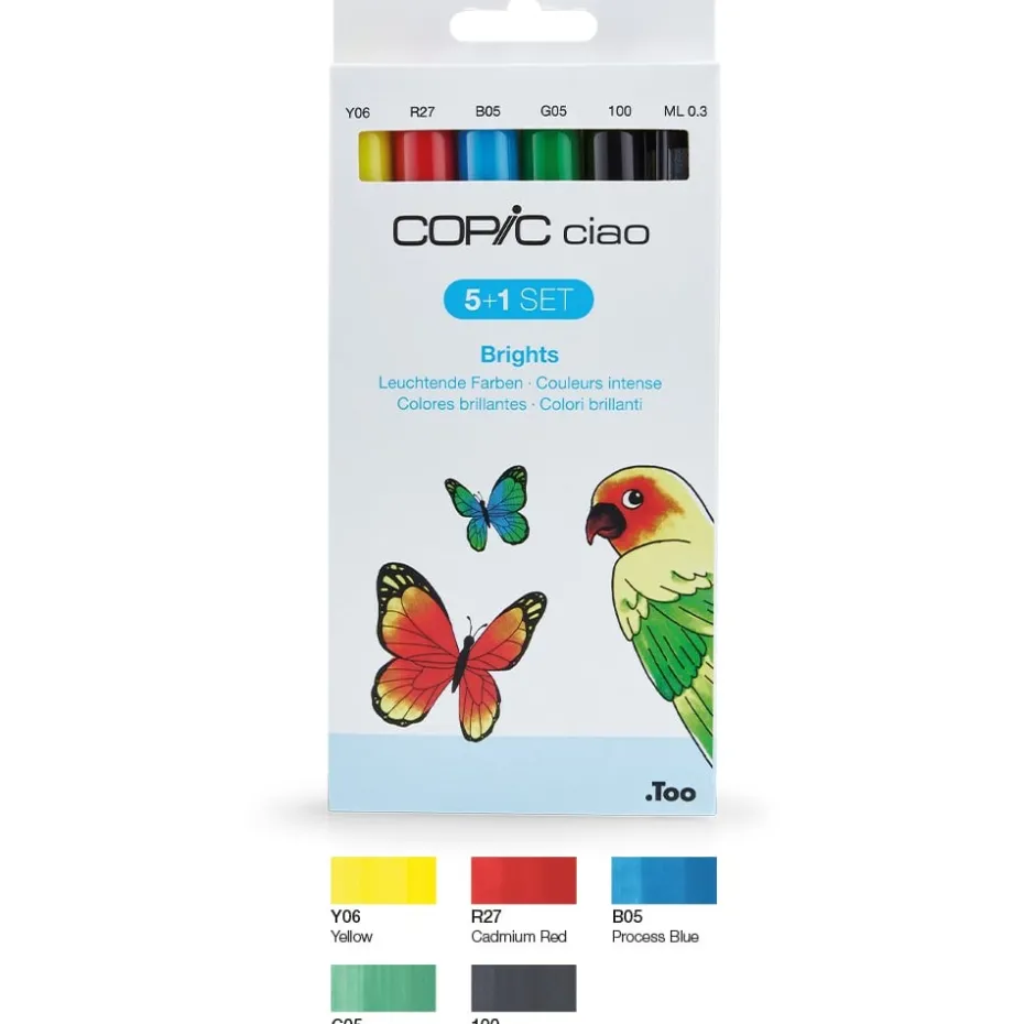 Copic Marker Ciao 5+1 Sett – Brights