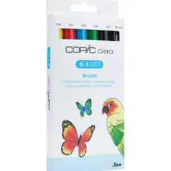 Copic Marker Ciao 5+1 Sett – Brights