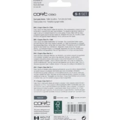 Copic Marker Ciao 5+1 Sett – Cool Grey Tones