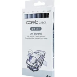 Copic Marker Ciao 5+1 Sett – Cool Grey Tones