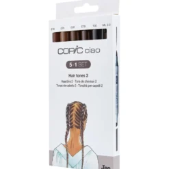 Copic Marker Ciao 5+1 Sett – Hair Tones 2