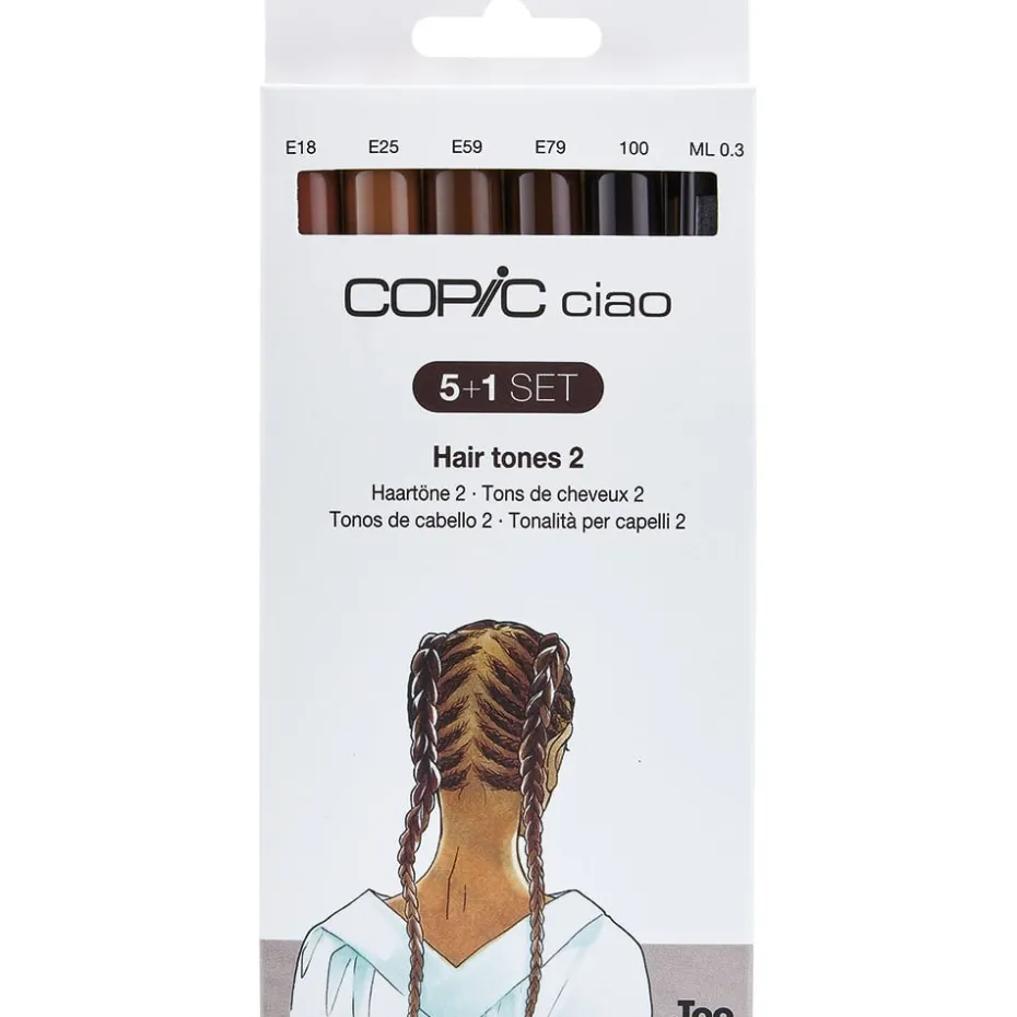 Copic Marker Ciao 5+1 Sett – Hair Tones 2