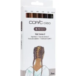 Copic Marker Ciao 5+1 Sett – Hair Tones 2