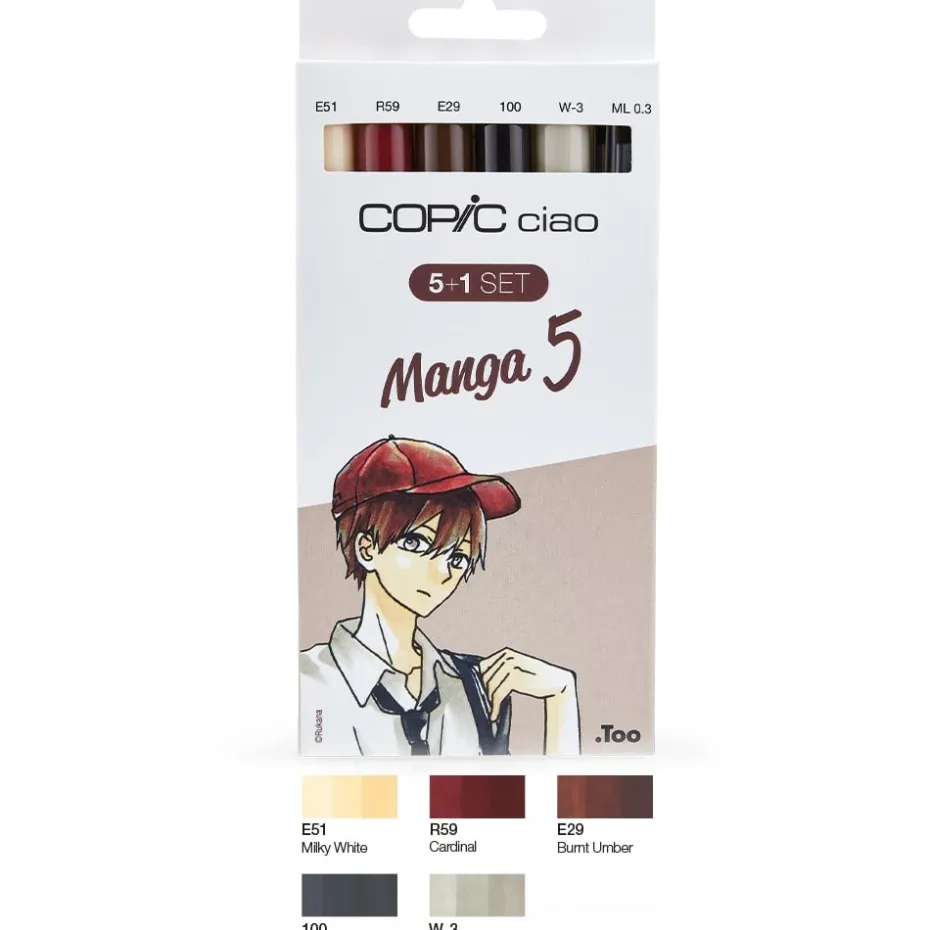 Copic Marker Ciao 5+1 Sett – Manga 5