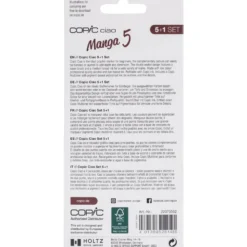 Copic Marker Ciao 5+1 Sett – Manga 5