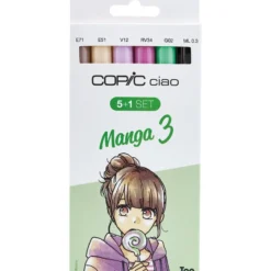 Copic Marker Ciao 5+1 Sett – Manga 3