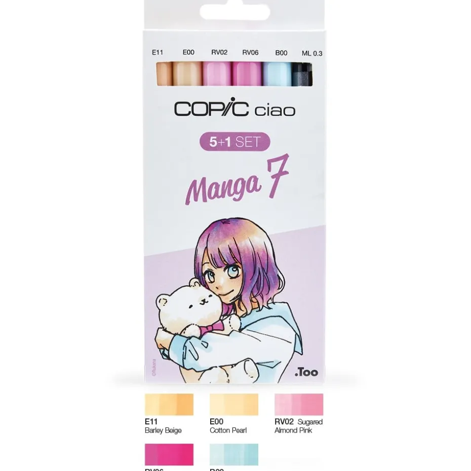 Copic Marker Ciao 5+1 Sett – Manga 7