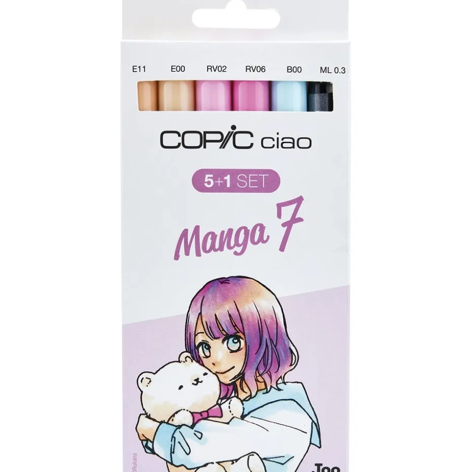 Copic Marker Ciao 5+1 Sett – Manga 7